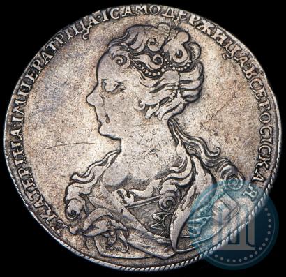 Picture 1 rouble 1726 year  "Moscow type, portrait turned to the left"