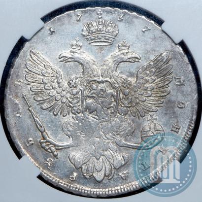 Picture 1 rouble 1737 year  "Moscow type"