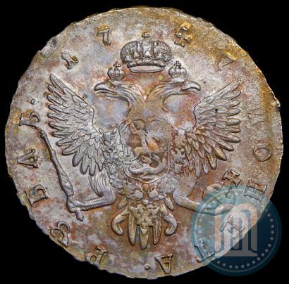 Фото 1 рубль 1747 года СПБ 