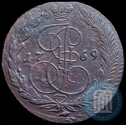 Фото 5 копеек 1769 года ЕМ 