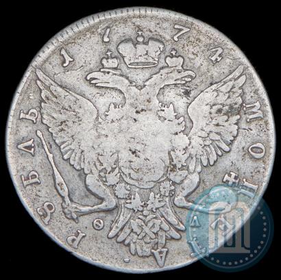 Picture 1 rouble 1774 year СПБ-ФЛ 