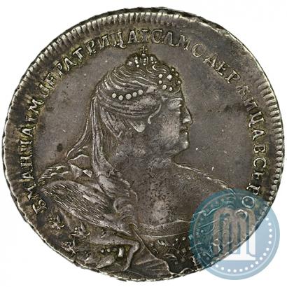 Фото 1 рубль 1740 года  "Московский тип"
