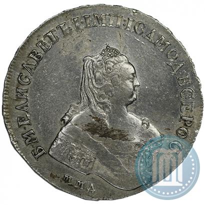 Фото 1 рубль 1756 года ММД-МБ 