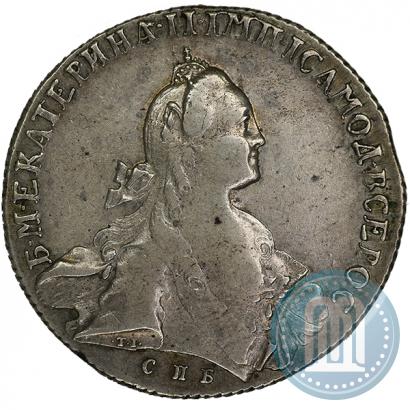 Picture 1 rouble 1766 year СПБ-АШ 