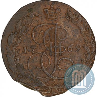 Фото 5 копеек 1769 года ЕМ 