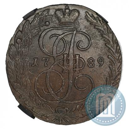 Фото 5 копеек 1789 года ЕМ 