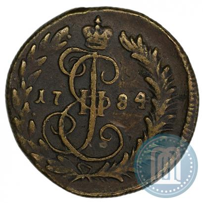 Фото Денга 1784 года КМ 