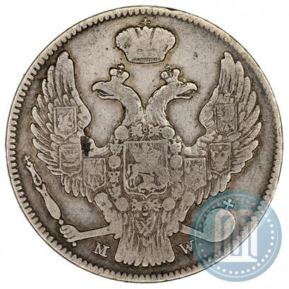 Picture 30 kopecks - 2 złotych 1838 year MW 