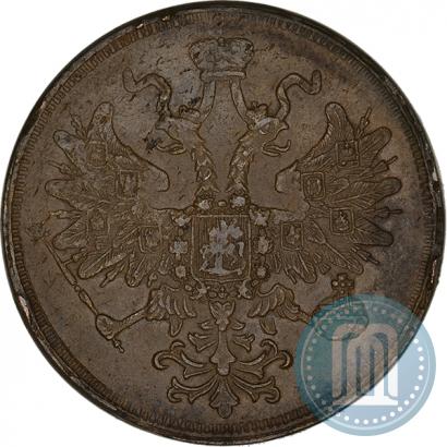 Picture 5 kopecks 1864 year ЕМ 