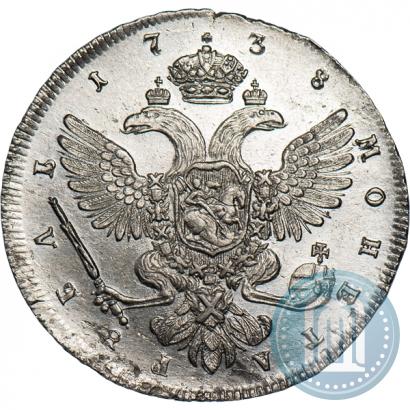 Picture 1 rouble 1738 year СПБ "Petersburg type"