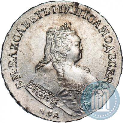 Picture 1 rouble 1744 year ММД 