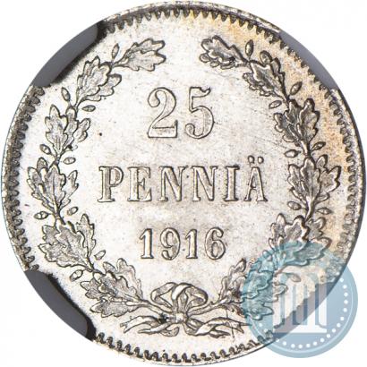Picture 25 pennia 1916 year S 