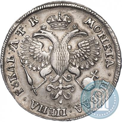 Фото 1 рубль 1720 года  "Портрет в латах"