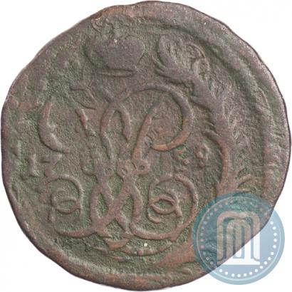 Фото 2 копейки 1759 года  "Номинал под Св. Георгием"