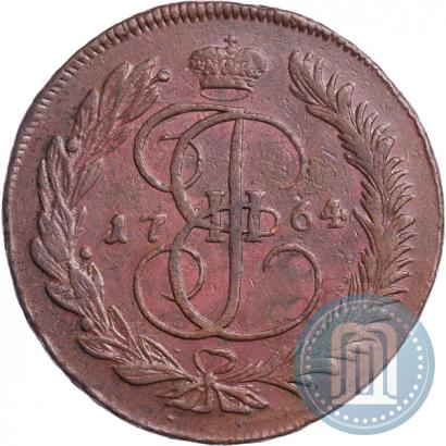 Фото 5 копеек 1764 года ММ 