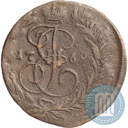Фото 2 копейки 1769 года ЕМ 