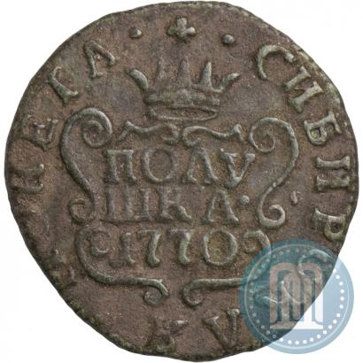 Фото Полушка 1770 года КМ 
