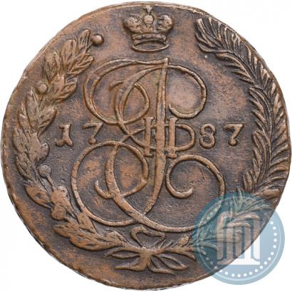 Picture 5 kopecks 1787 year ЕМ 