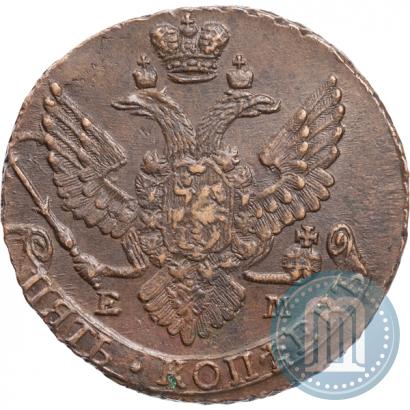 Picture 5 kopecks 1789 year ЕМ 