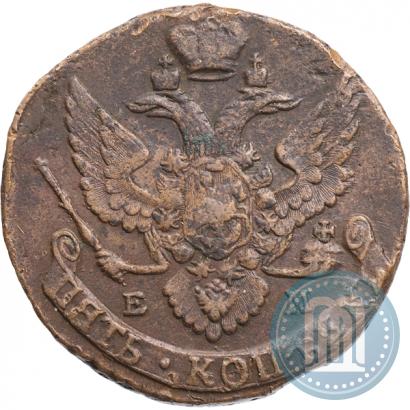 Picture 5 kopecks 1795 year ЕМ 