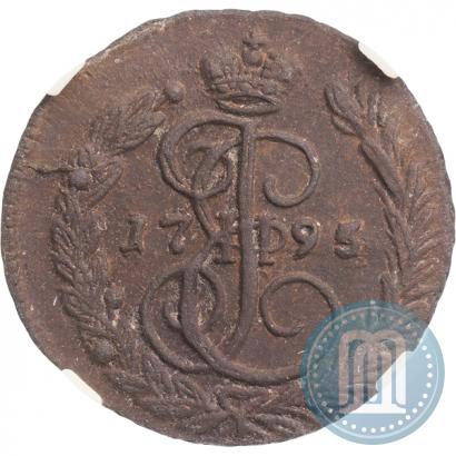 Picture 1 kopeck 1795 year ЕМ 