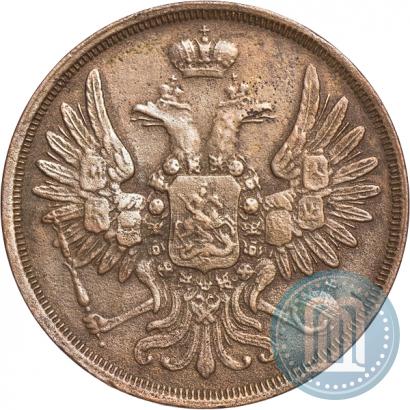 Picture 2 kopecks 1853 year ЕМ 