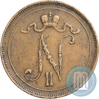 Фото 10 пенни 1907 года  