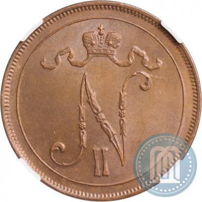 Фото 10 пенни 1916 года  