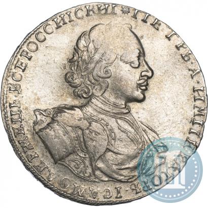 Фото 1 рубль 1722 года  
