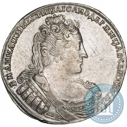 Фото 1 рубль 1733 года  