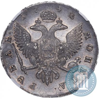 Picture 1 rouble 1742 year СПБ 