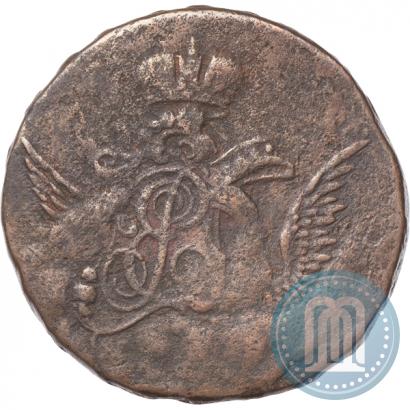 Picture 1 kopeck 1756 year  