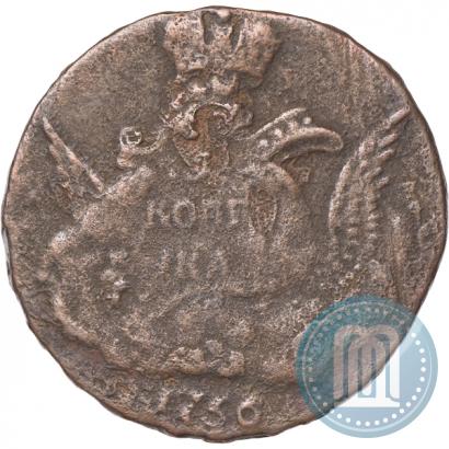 Picture 1 kopeck 1756 year  