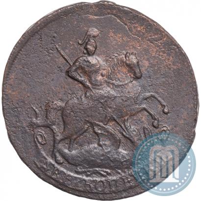 Picture 2 kopecks 1757 year  "Nominal under St. George"