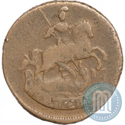 Picture 1 kopeck 1758 year  