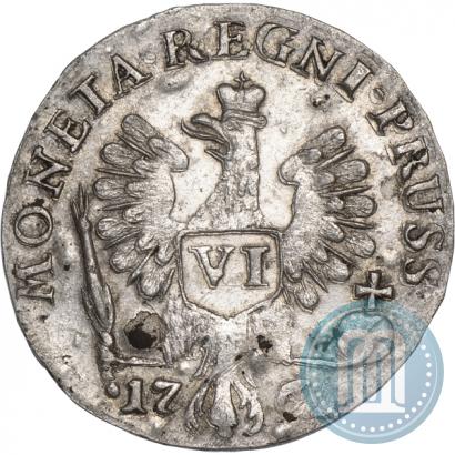 Фото 6 грошей 1759 года  
