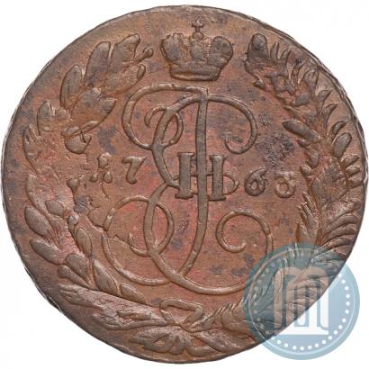 Фото 2 копейки 1763 года ММ 