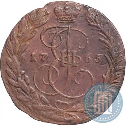 Picture 2 kopecks 1765 year ЕМ 