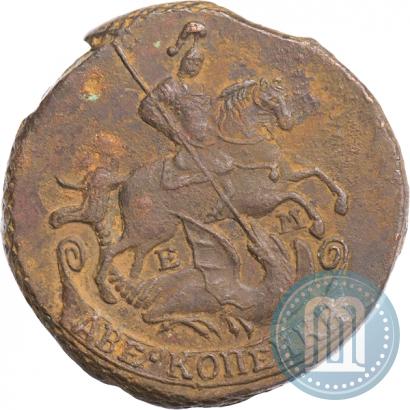 Picture 2 kopecks 1766 year ЕМ 