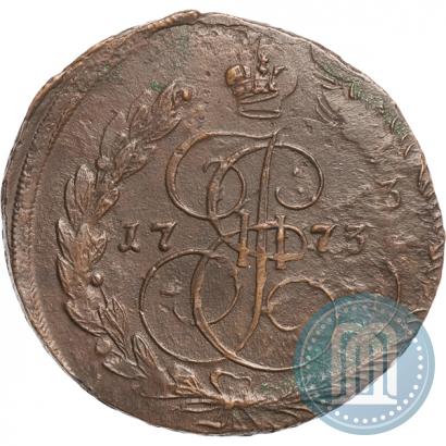 Picture 5 kopecks 1773 year ЕМ 