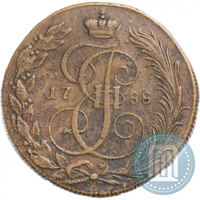 Фото 5 копеек 1788 года КМ 
