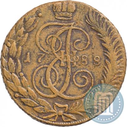 Picture 5 kopecks 1788 year ТМ 