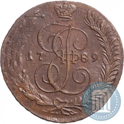 Фото 5 копеек 1789 года АМ 