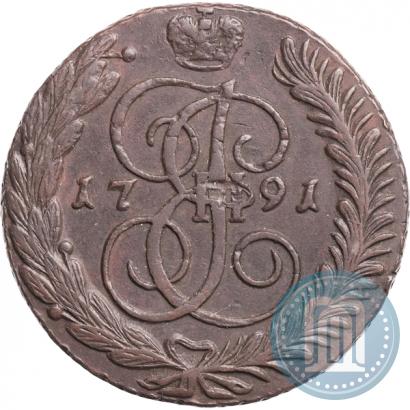 Picture 5 kopecks 1791 year АМ 