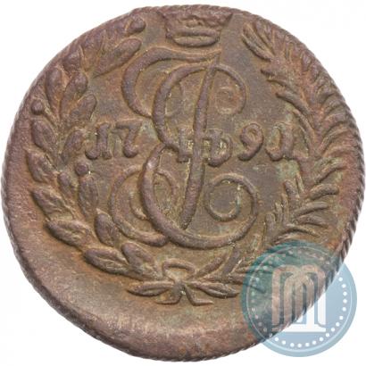 Фото Полушка 1791 года КМ 