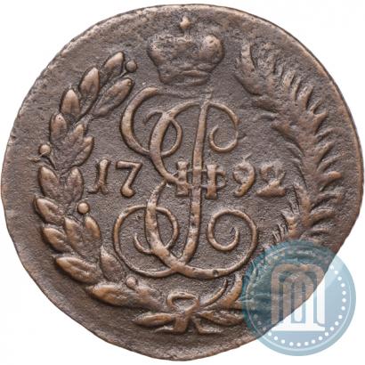 Фото Полушка 1792 года КМ 