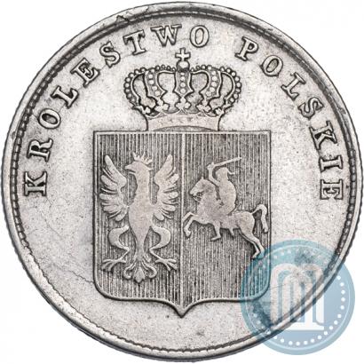 Фото 2 злотых 1831 года KG "Польское восстание"