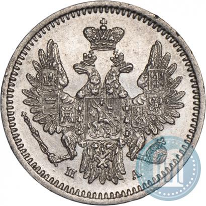 Фото 5 копеек 1851 года СПБ-ПА 
