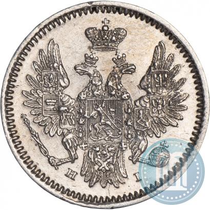 Фото 5 копеек 1855 года СПБ-HI 