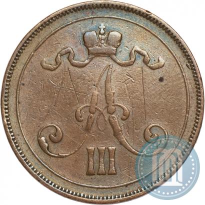 Picture 10 pennia 1889 year  